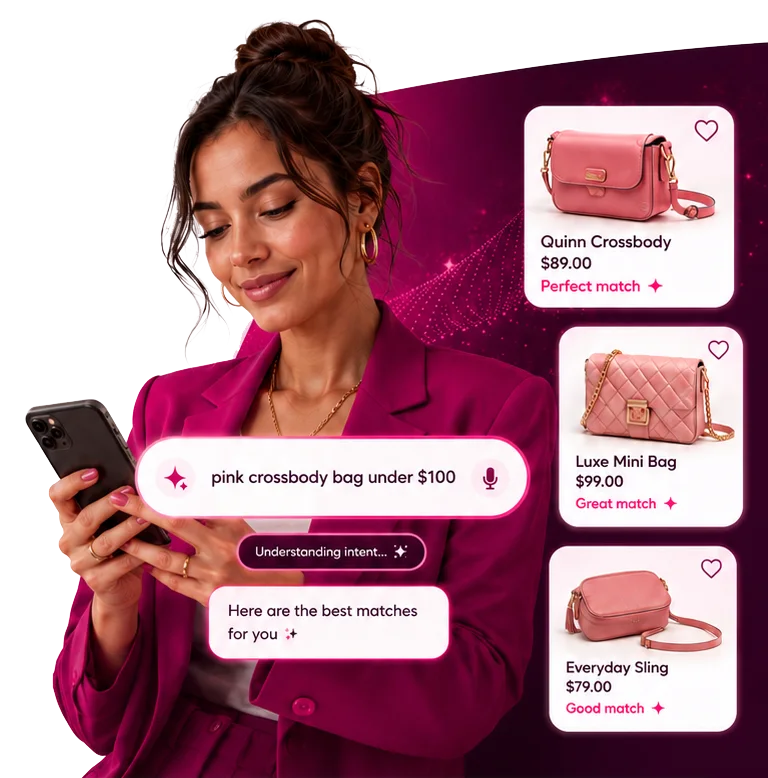 Merquly natural-language product search example 1