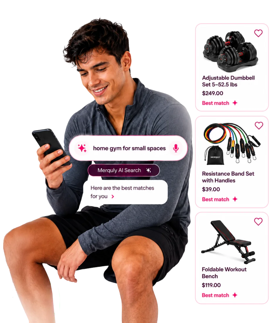 Merquly natural-language product search example 2