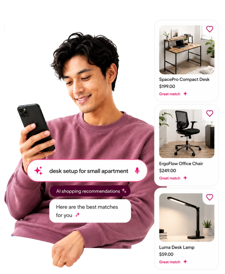 Merquly natural-language product search example 5