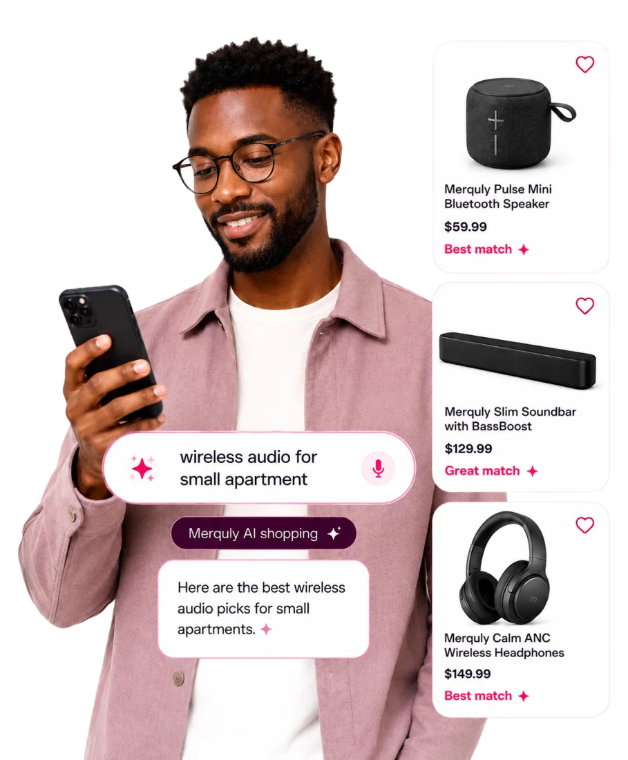 Merquly natural-language product search example 6